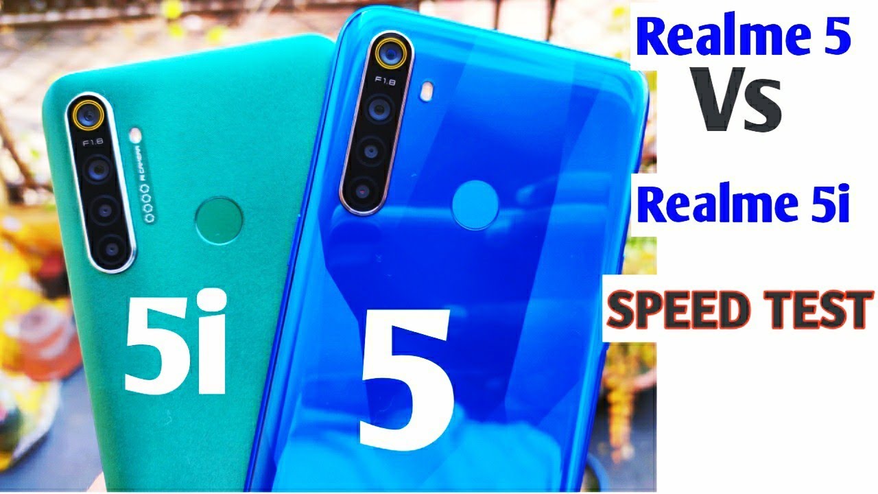 Realme 5i Vs Realme 5 Speed Test, Multitasking Comparison