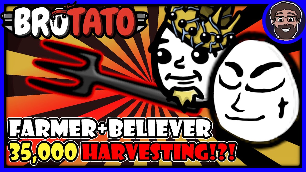 Farmer + Believer — это просто СУПЕР! Столько ДЕНЕГ! | Brotato: Modded