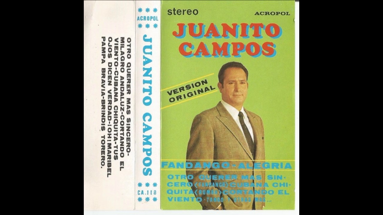 Juanito Campos   Cassette   1990    01    Otro querer mas sincero