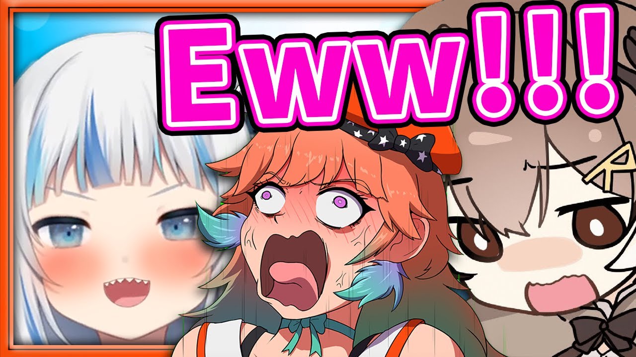 Gura made Kiara and Mumei Cringe So Hard 【HololiveEN】