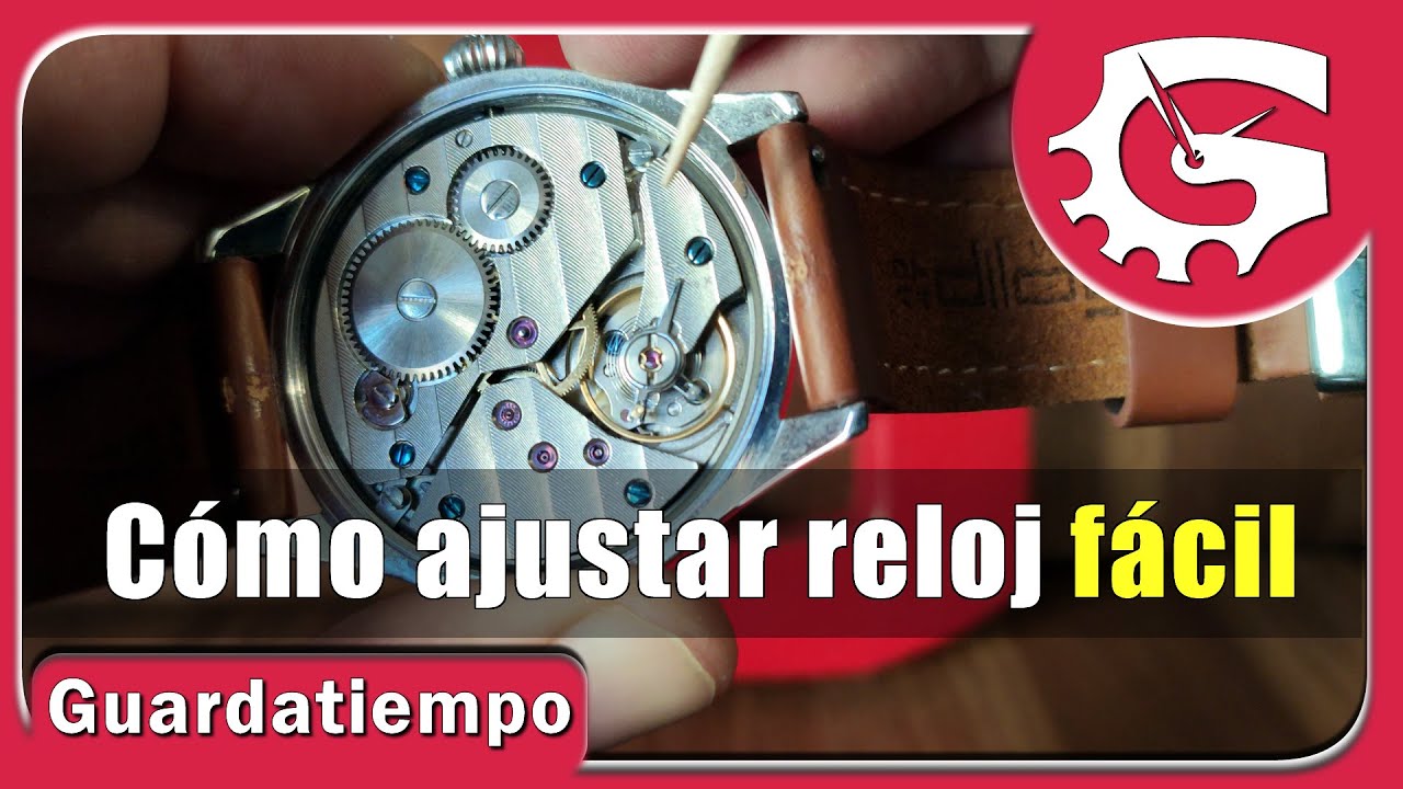 Cómo regular un reloj mecánico facilmente y paso a paso