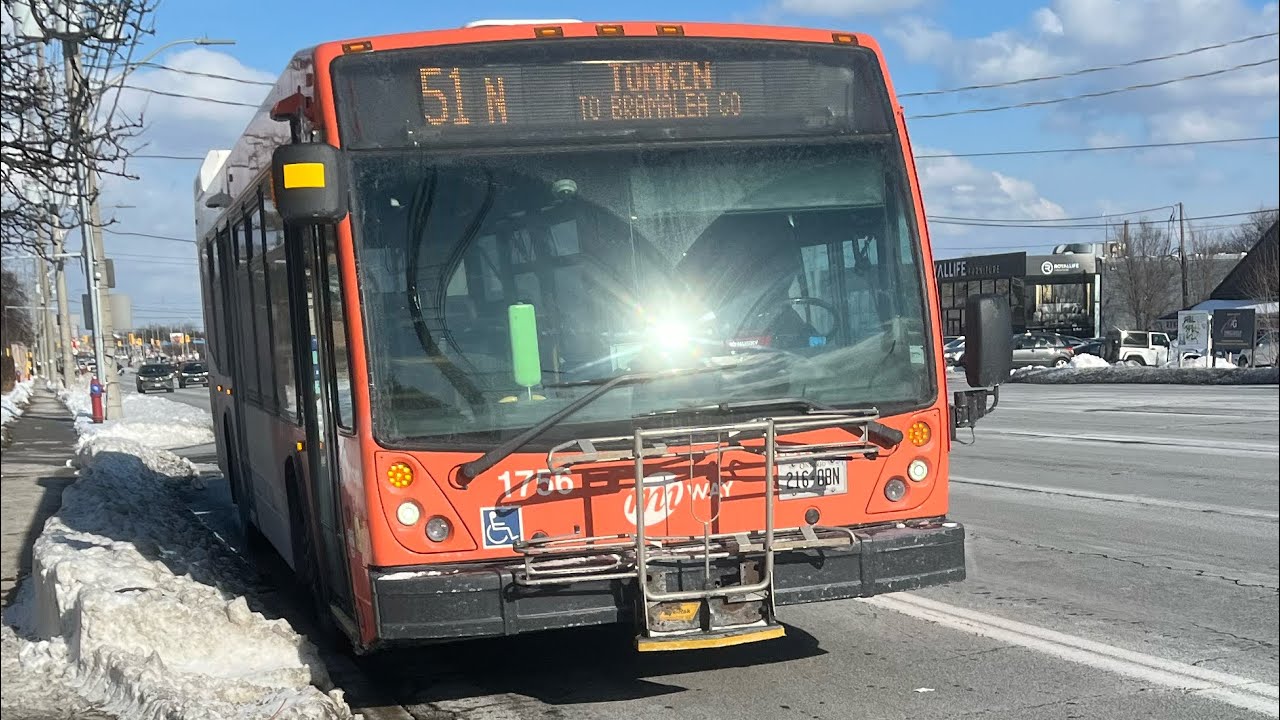 Ride on 1756 on 51 Tomken NB| MiWay