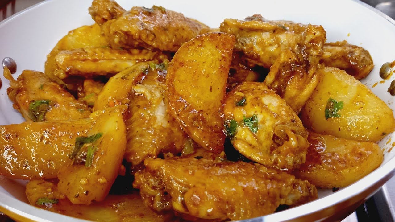 TULIPA DE FRANGO COM BATATAS |TEMPEROS DELICIOSO 😋