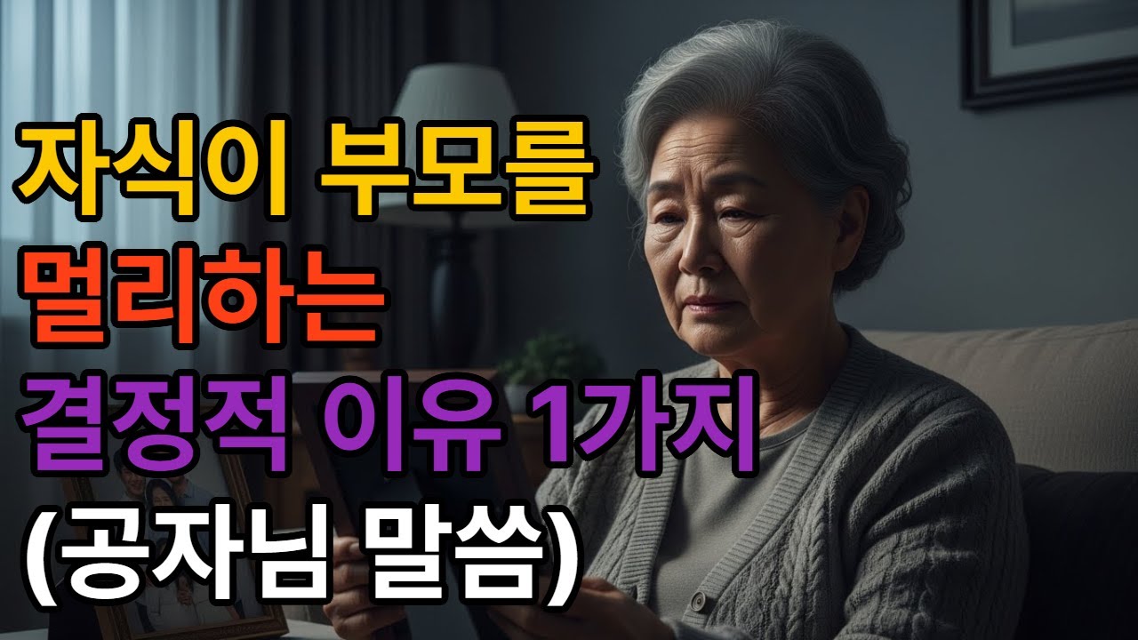 자식이 부모를 멀리하는 결정적 이유 1가지,공자님 말씀#60대인생 #명언 #인생지혜 #인생조언