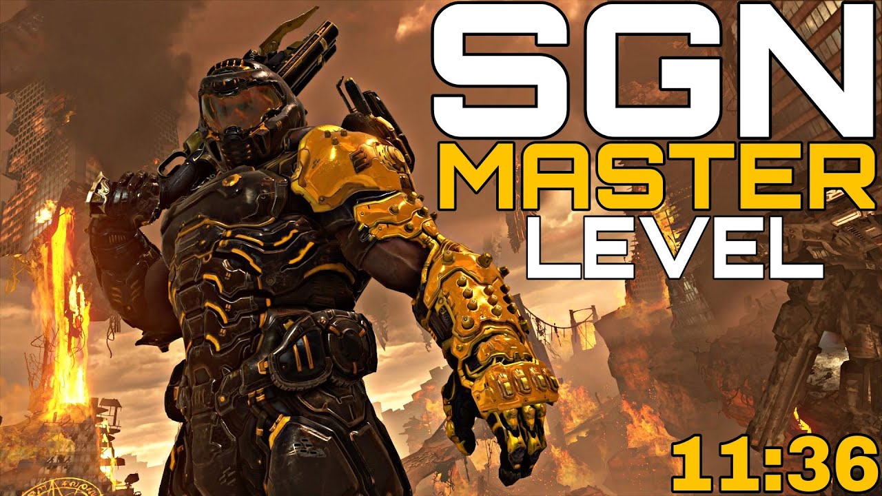 [Console WR] SGN Master Level Ultra Nightmare 11:36 - DOOM Eternal Speedrun