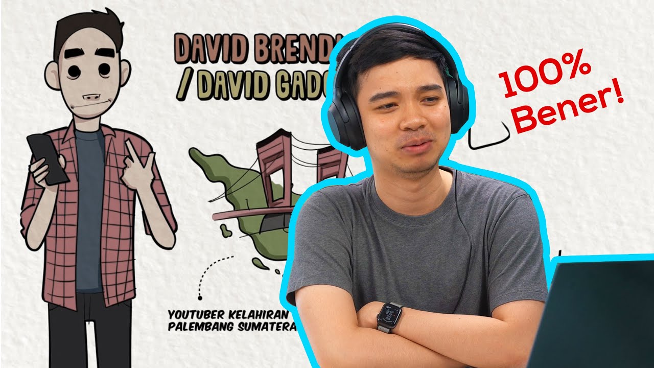 Mau diusir dari rumah... Reaction Draw My Life Indonesia - David GadgetIn