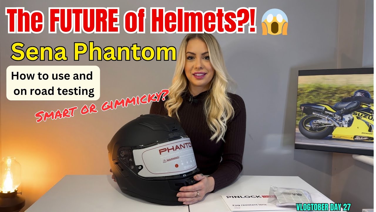 Обзор шлема Sena Phantom — распаковка, настройка и первый тест-драйв!