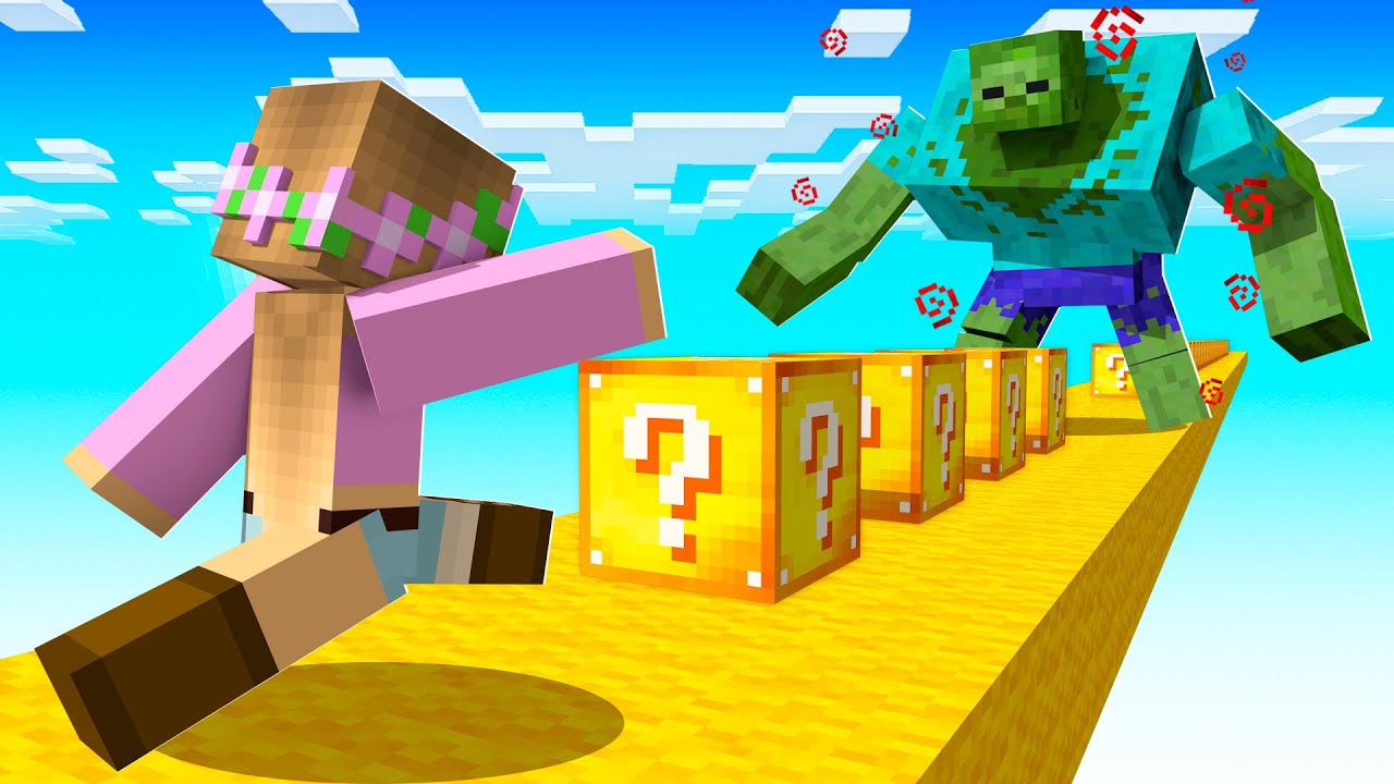 Lucky Blocks VS Mutant Monsters in Minecraft!