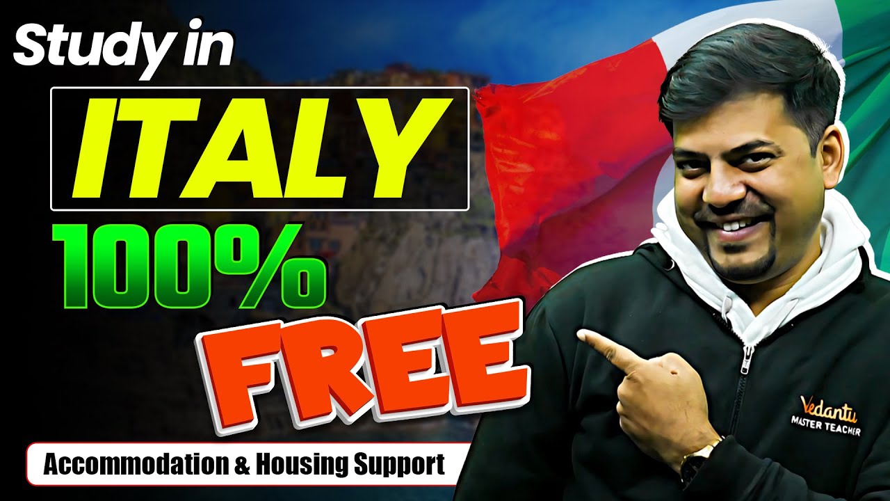 Study in Italy for FREE: Admission Without Fees | Scholarships for Indians | Harsh Sir