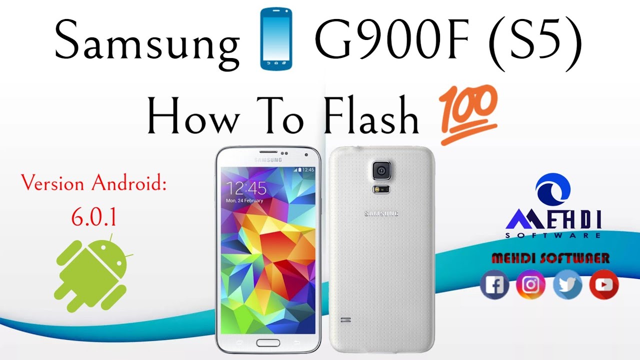 Samsung📱G900F (S5) How To Flash💯طريقة عمل الفلاش