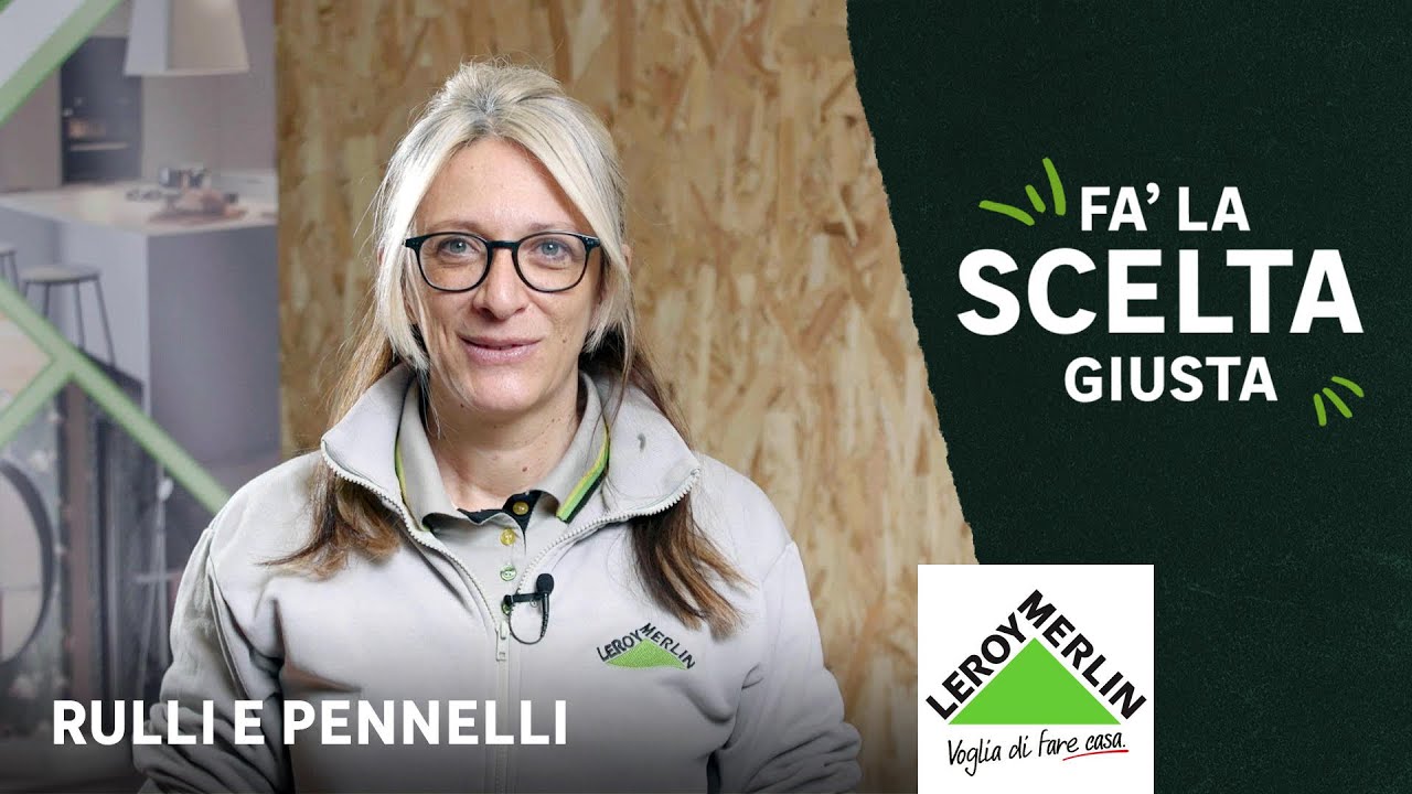 Fa' la scelta giusta: scegliere rullo o pennello | Leroy Merlin