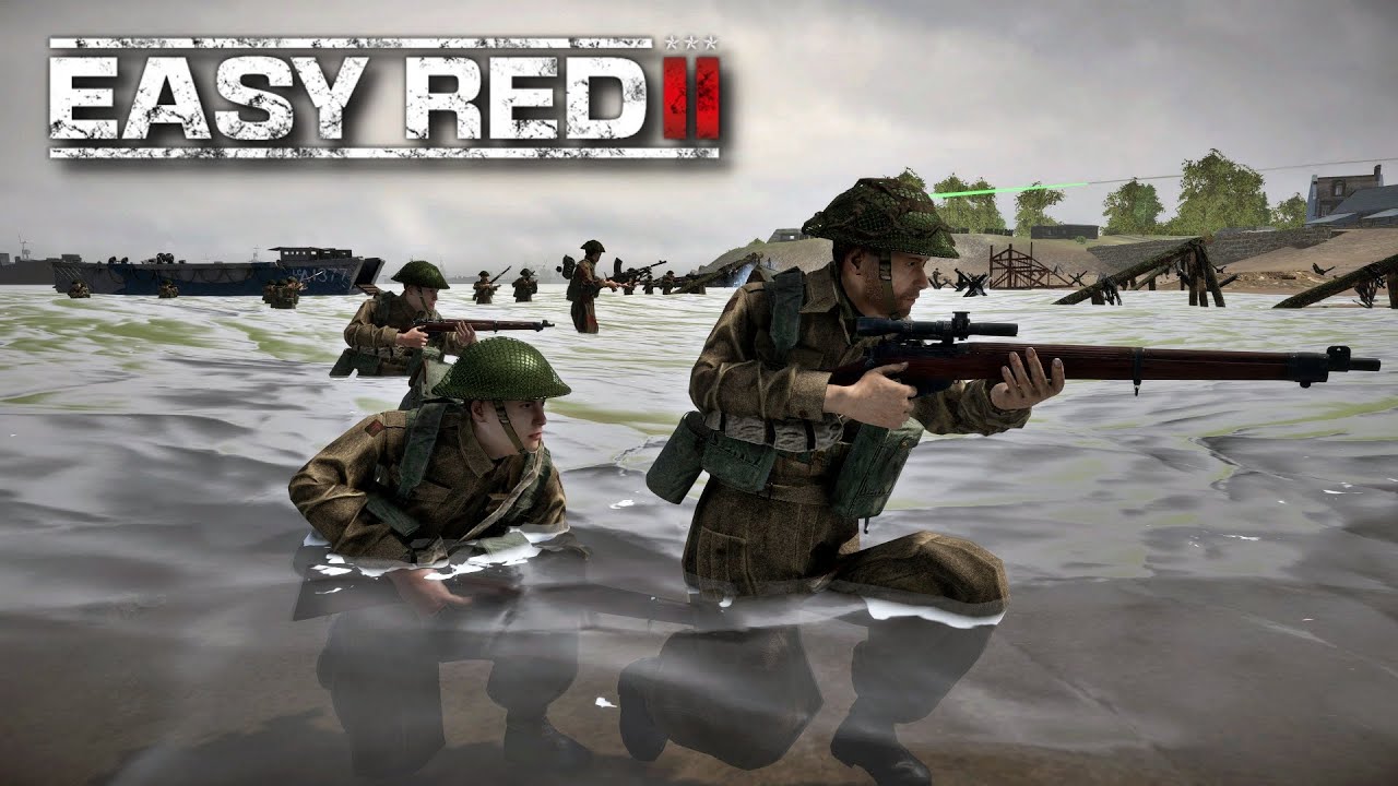 Gold Beach | Easy Red 2 Gameplay | 4K