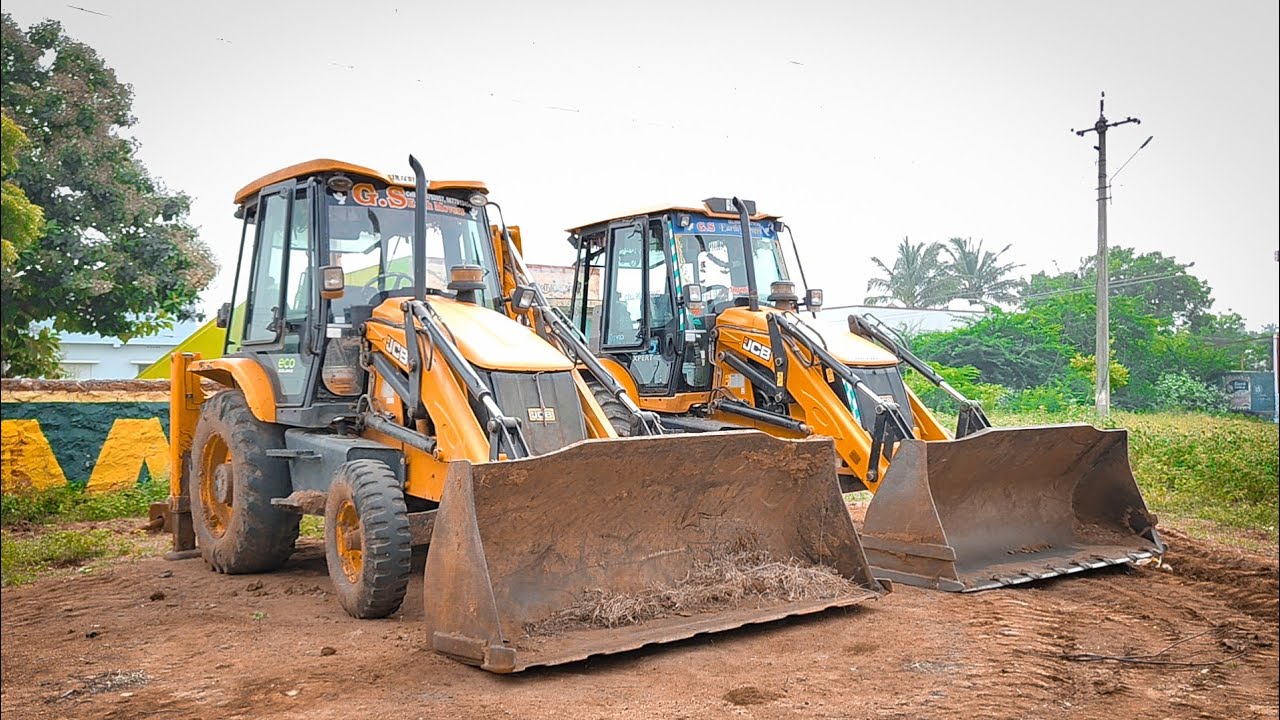 JCB 3DX Banana Farm Land TreesCleaning | Satisfying Heavy EquipmentWork ||jcb video