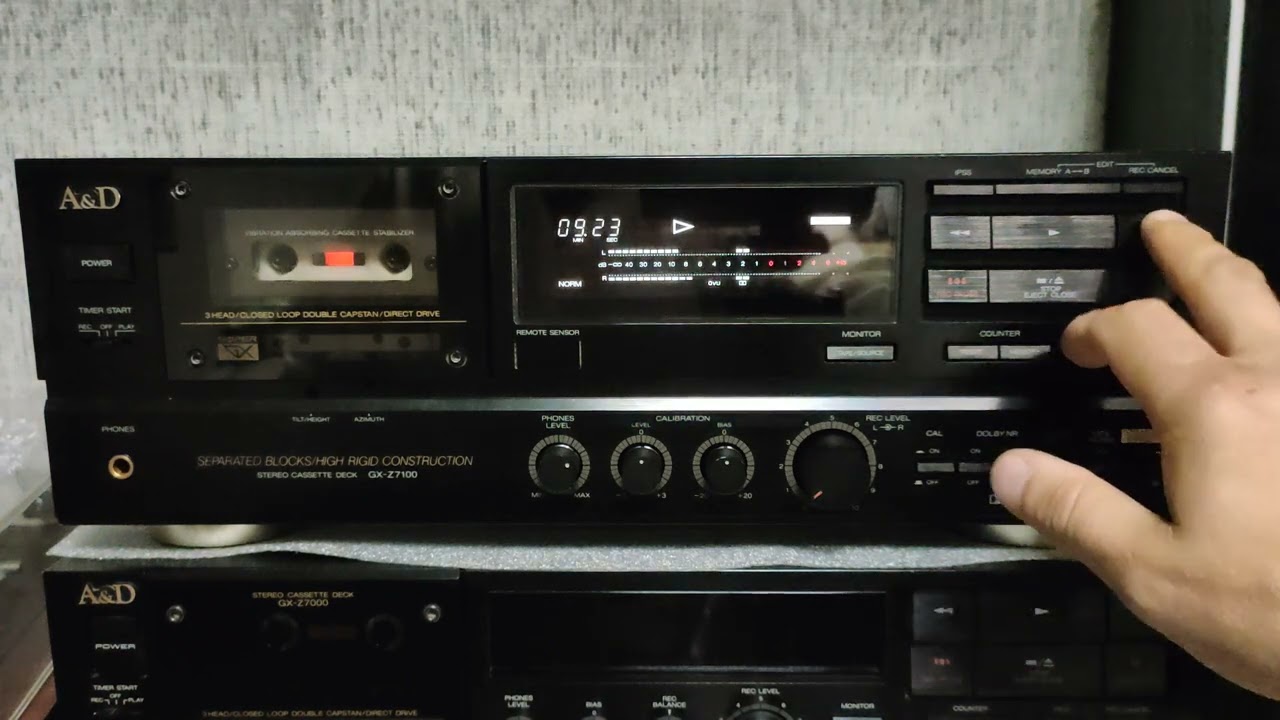 A&D GX Z-7100 - супер дека!!!! #cassette #akai #калибровка