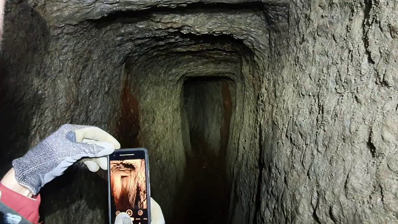 FOUND medieval HAUNTED Abandoned mine! watch to the end .