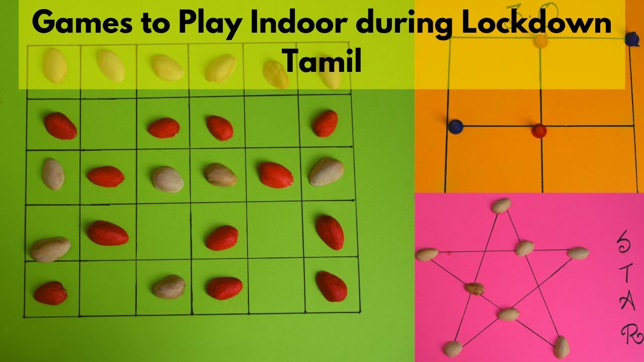 Lockdown Games Tamil Part 1 | Games to play with family  | Indoor Games | Board Games Tamil