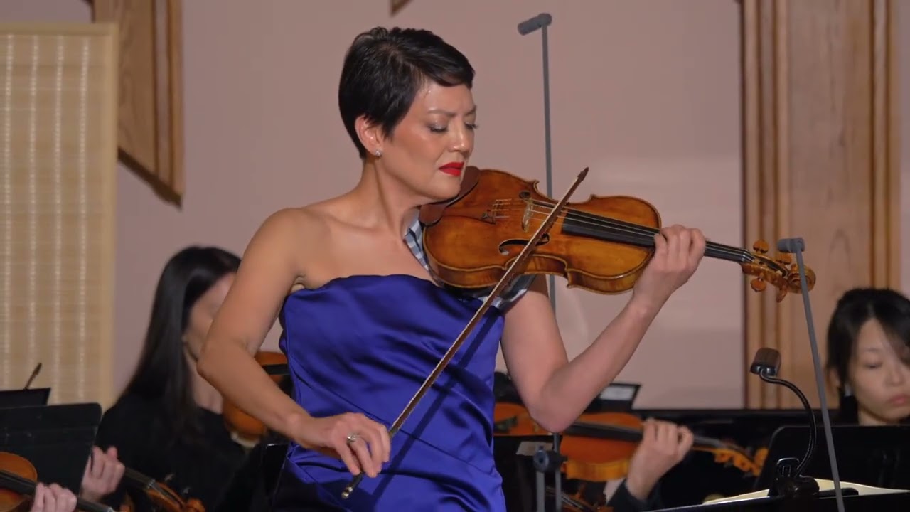 Bach A minor Violin Concerto No. 1 BWV 1041; Anne Akiko Meyers, Pacific Strings