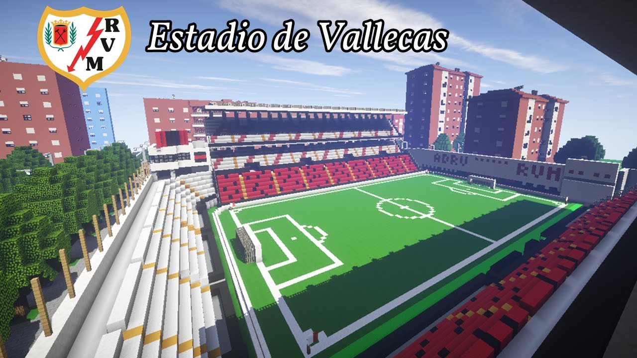 Minecraft: Estadio de Vallecas (Rayo Vallecano)