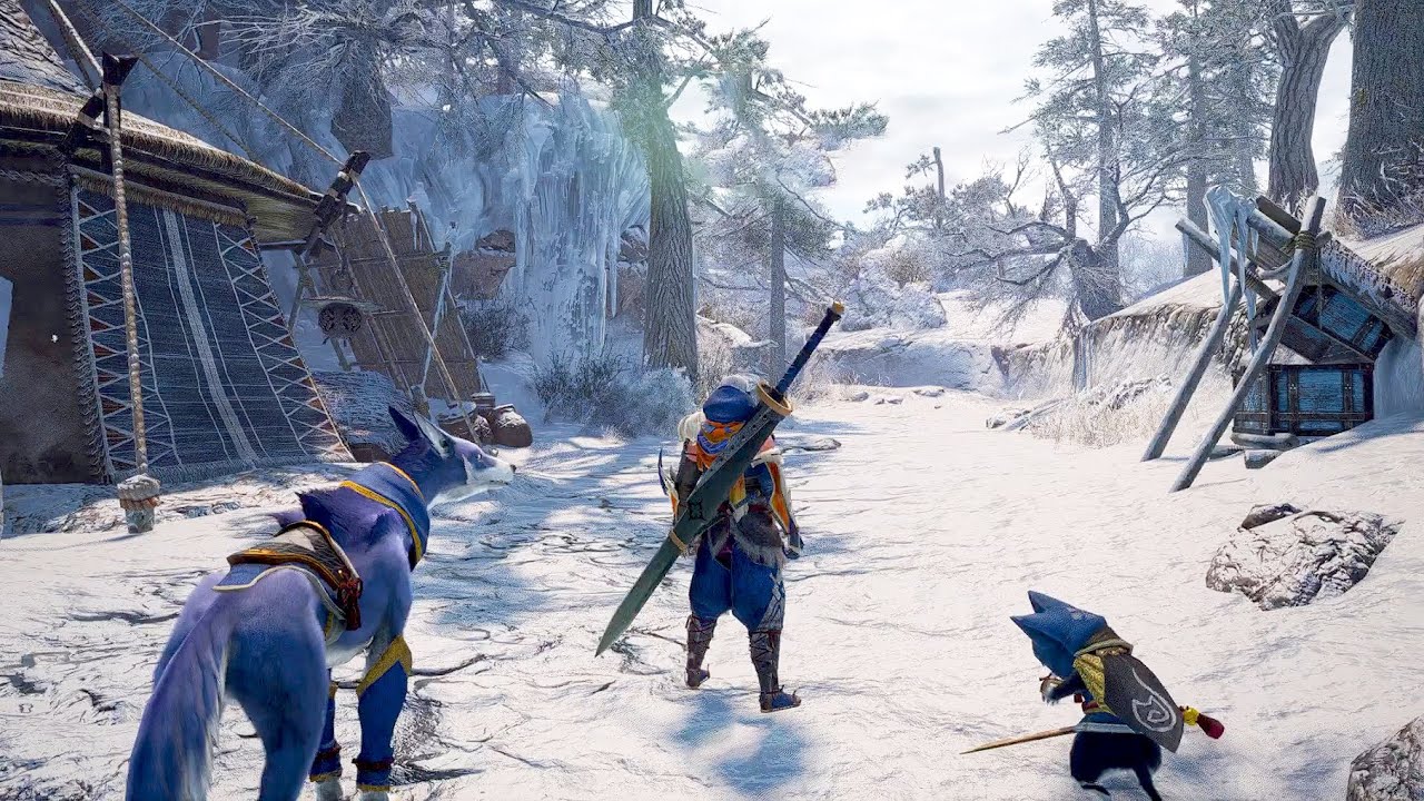 Monster Hunter Rise PC - Hunting a Great Baggi Gameplay (60FPS)