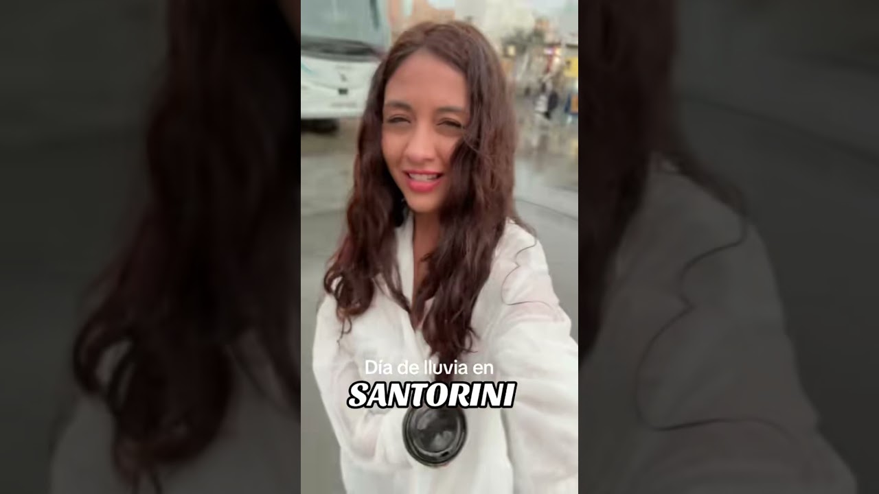 Затоплено, но на Санторини