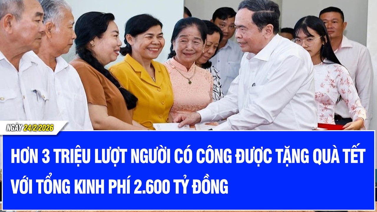 Hơn 3 triệu lượt người có công được tặng quà Tết với tổng kinh phí 2.600 tỷ đồng