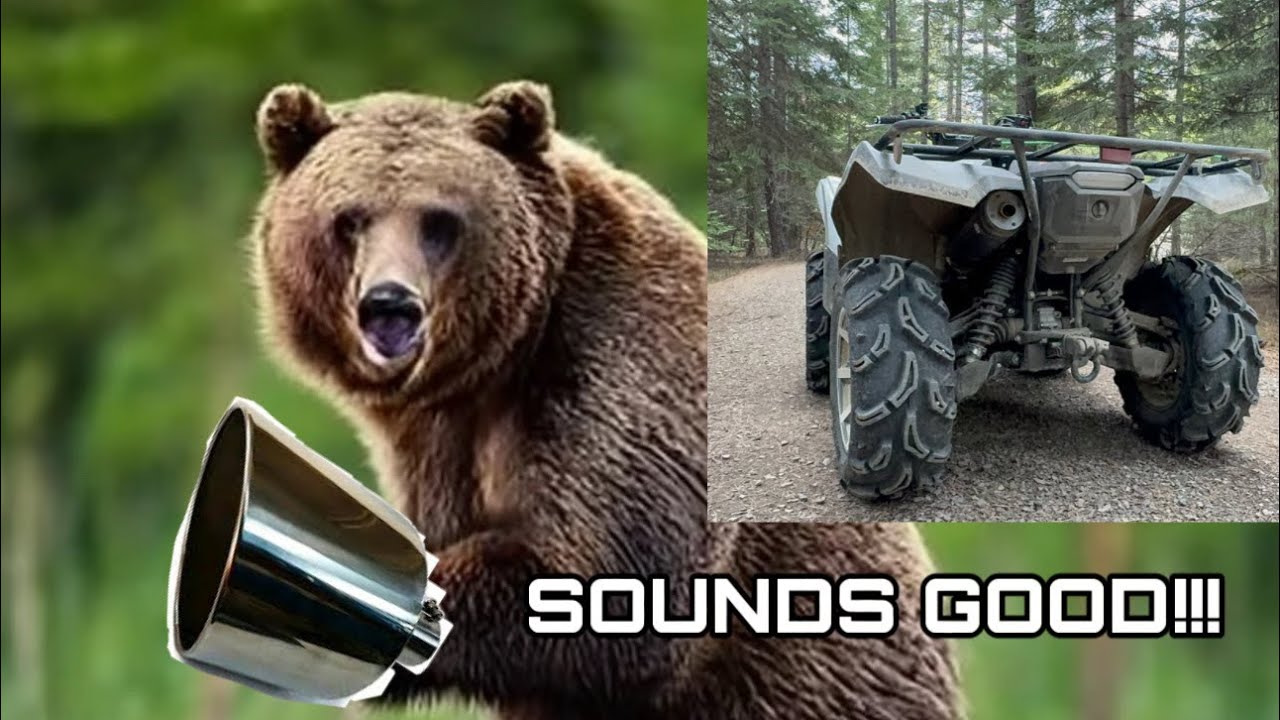 2024 YAMAHA GRIZZLY 700 GETS MODIFIED EXHAUST!!!