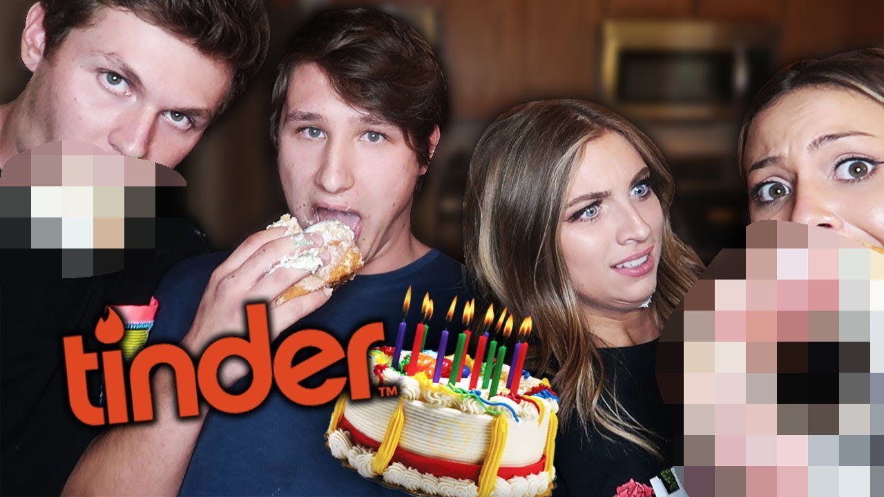 NO HANDS CAKE DECORATING WITH OUR TINDER DATES