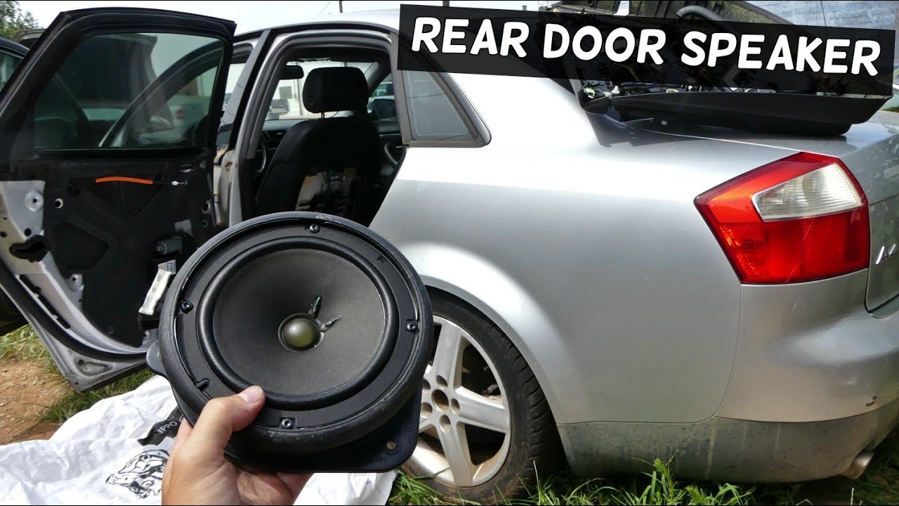 HOW TO REMOVE AND REPLACE REAR DOOR SPEAKER ON AUDI A4 B6