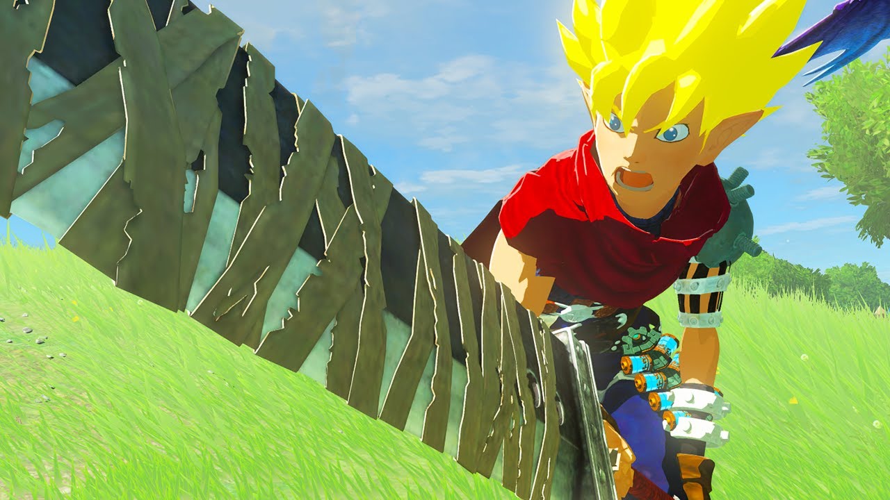 Cloud, Sephiroth and Goku Outfits in TOTK