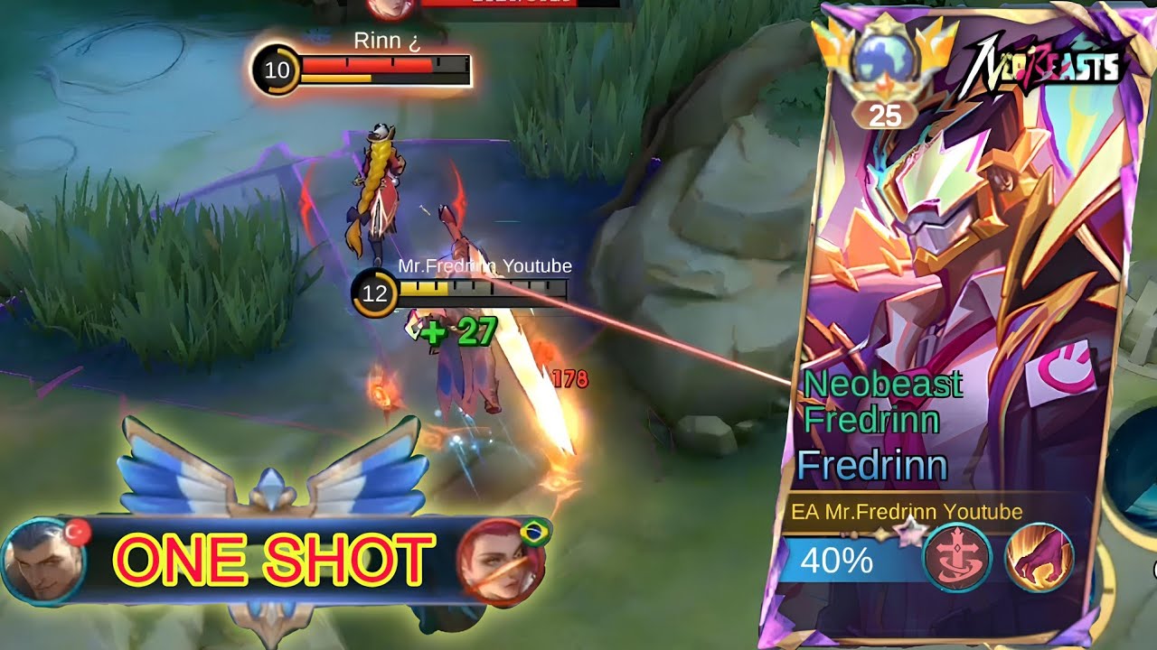 Top Global Fredrinn! Best Rotation! Fredrinn Best Build and Amblem for 2024 | Mobile Legends