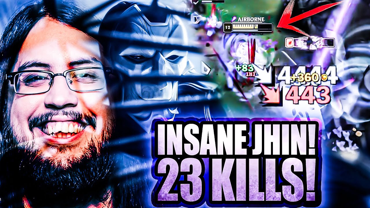 Imaqtpie's UNTILTABLE JHIN Carries DUMB MASTER Players! (23 KILLS & More OUTPLAYS)