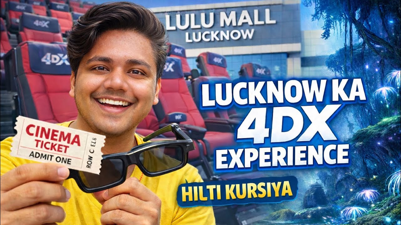 My First 4DX Experience! Avatar 3 in Lulu Mall Lucknow 😱| paisa vasool 