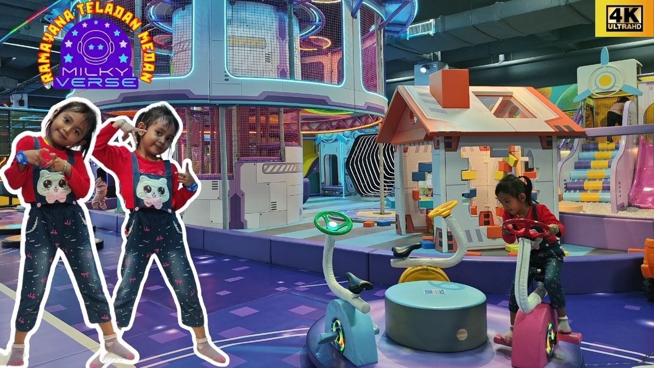 Khalisa Liburan ke Milky Verse Medan Playground Terbesar! Anak Sampai Dewasa Bisa Main