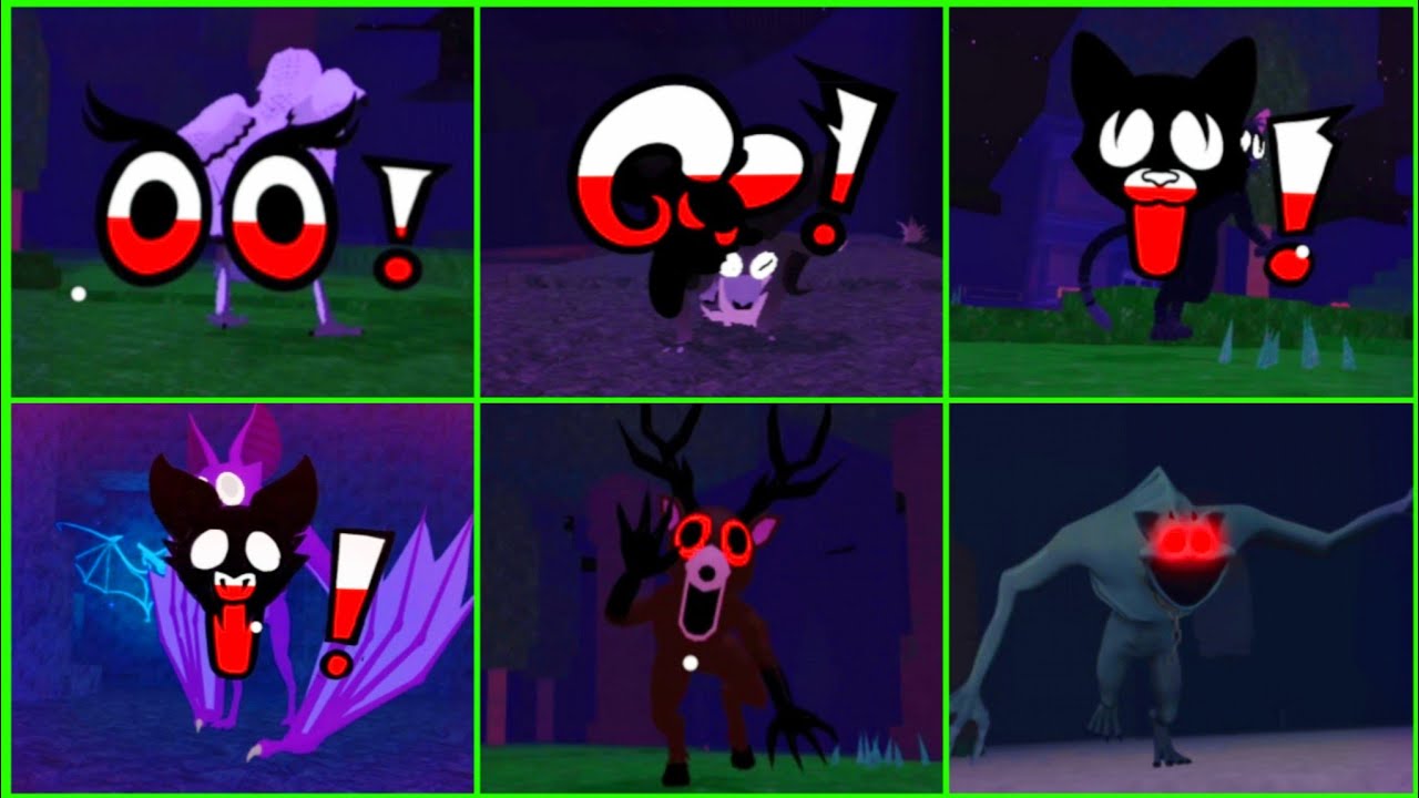 OWL VS RAM VS CAT VS BAT VS DEER VS CAT JUMPSCARE 99 NIGHTS In The Forest | Roblox 