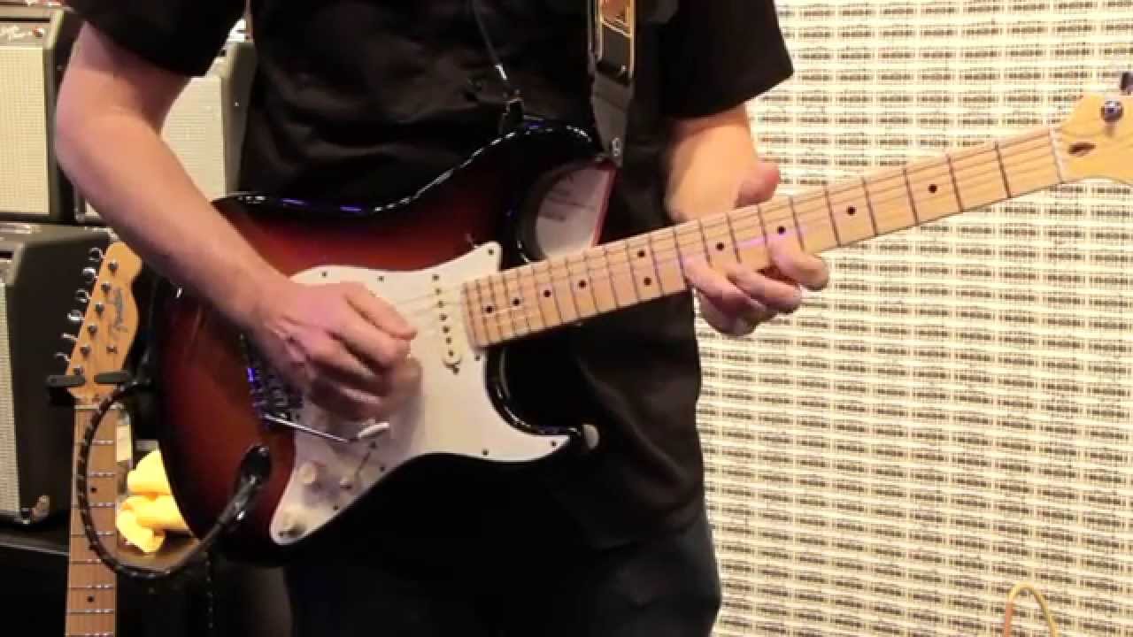 Fender American Standard Stratocaster Demo Live from NAMM 2015