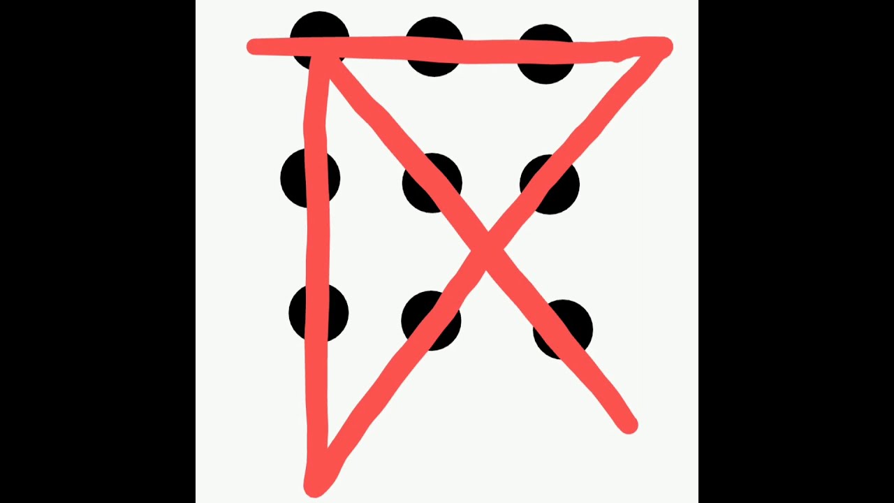 9 dots 4 lines | The most tricky puzzle | 3 solutions 🙂