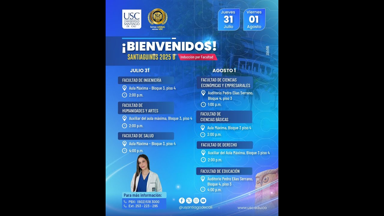 Bienvenida de estudiantes nuevos 2025B