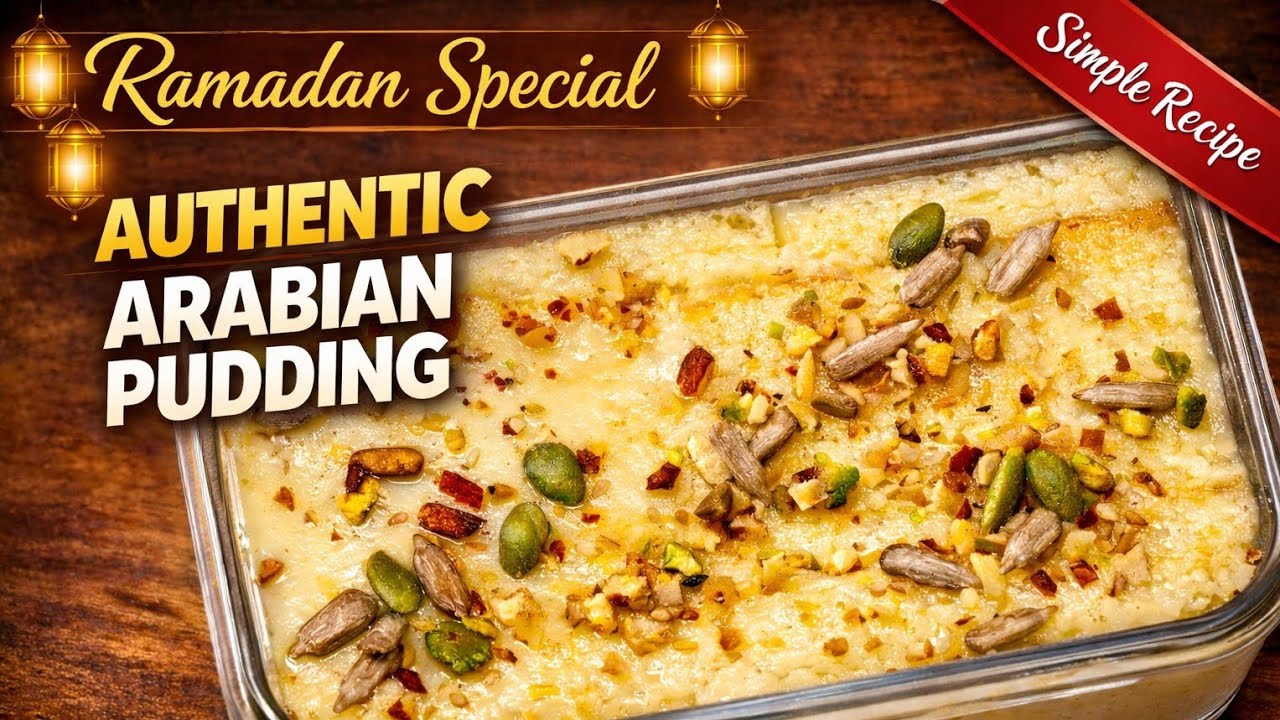 Ramadan Special Arabian Pudding | Creamy, Simple & Authentic Taste