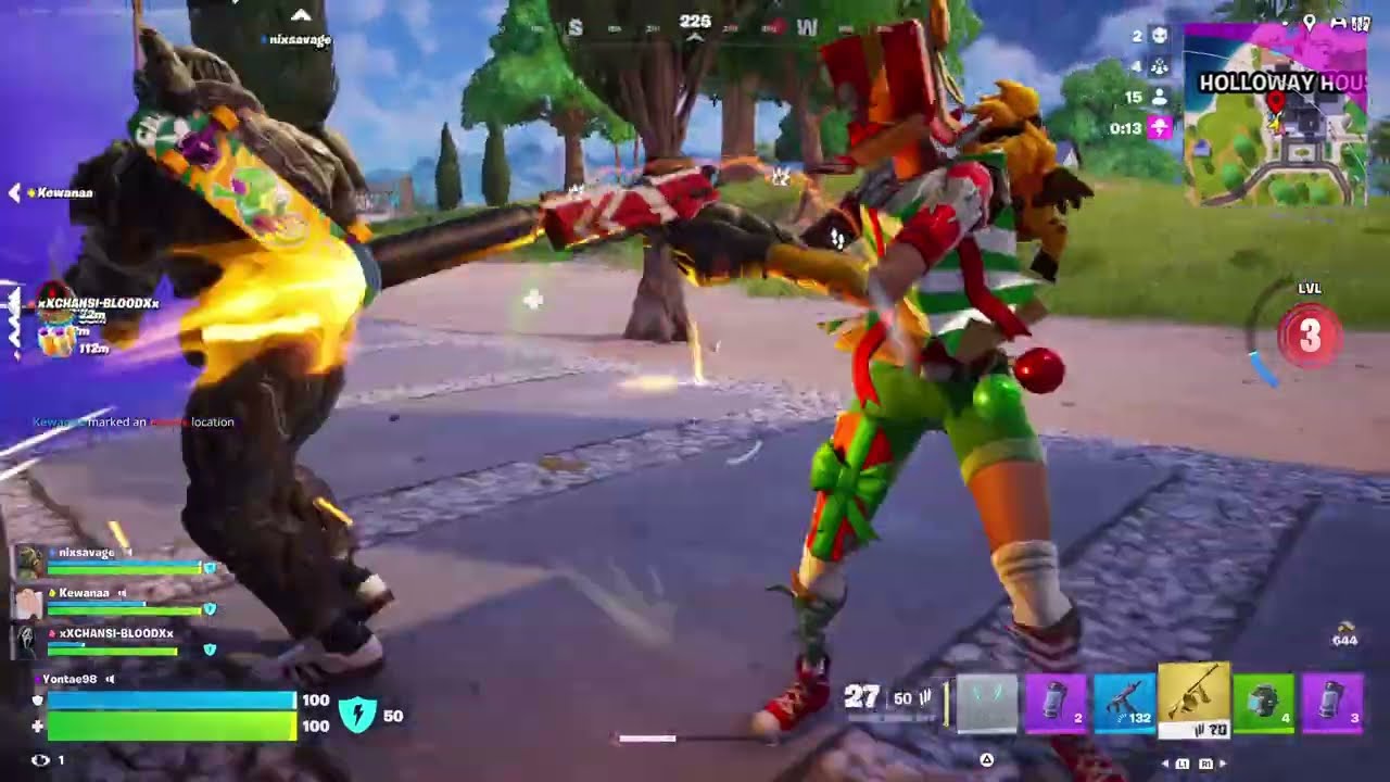 Fortnite Blitz Squad Dub @wunnaplays @grady 