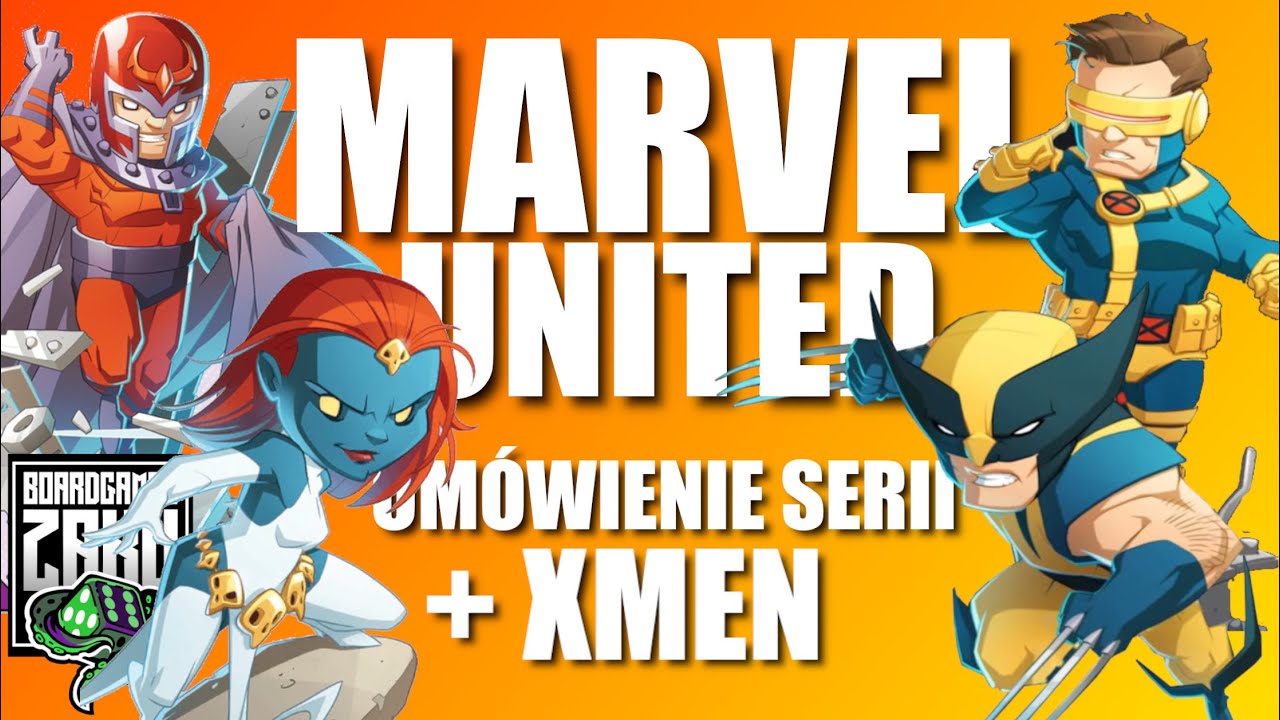 MARVEL UNITED XMEN - Omówienie Serii Marvel United | ZASADY | OPINIA