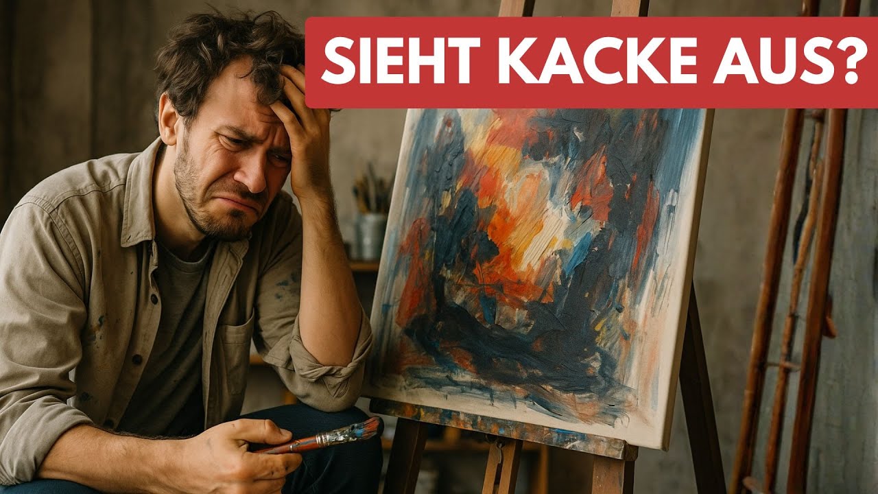 Deine gemalten Bilder gefallen dir nicht? Dann wirst du überrascht sein, denn...