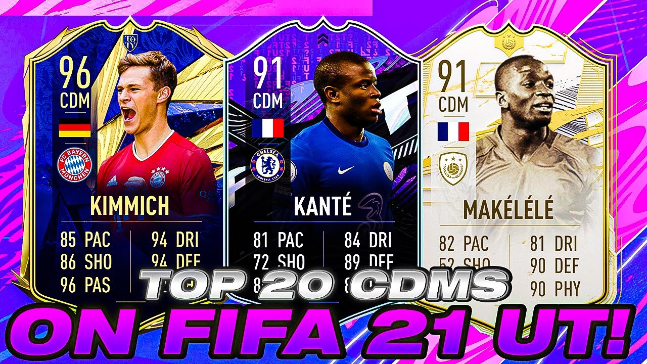 THE TOP 20 CDM'S ON FIFA 21 RIGHT NOW! BEST META CDM'S WHO WILL HELP YOU WIN MORE GAMES!