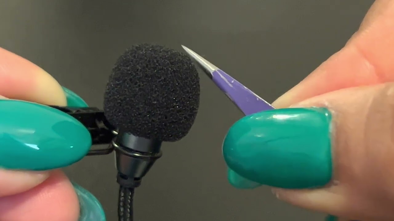 ASMR Tiny mic (Lo-fi) tweezing, scratching, etc