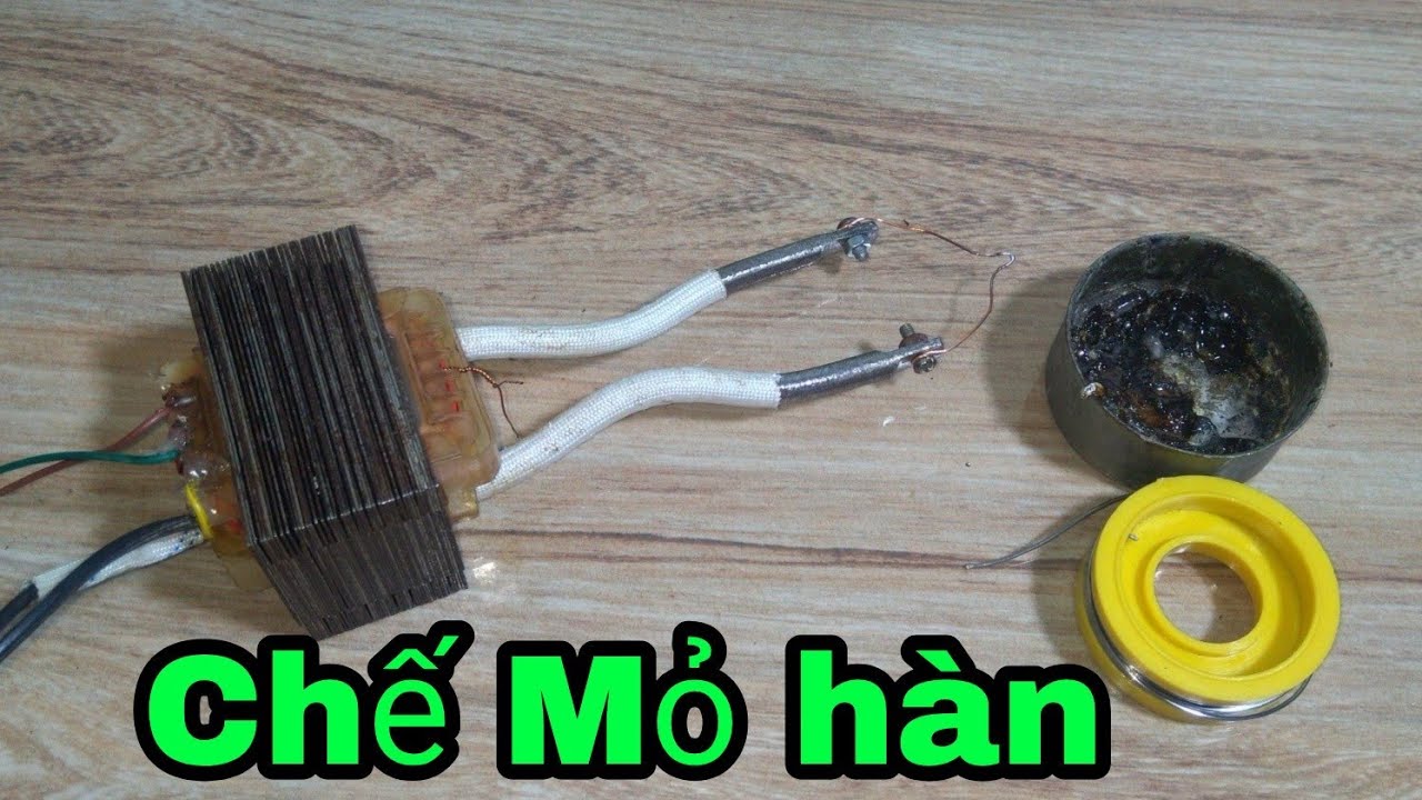 Hướng dẫn làm mỏ hàn thiếc từ biến áp cũ