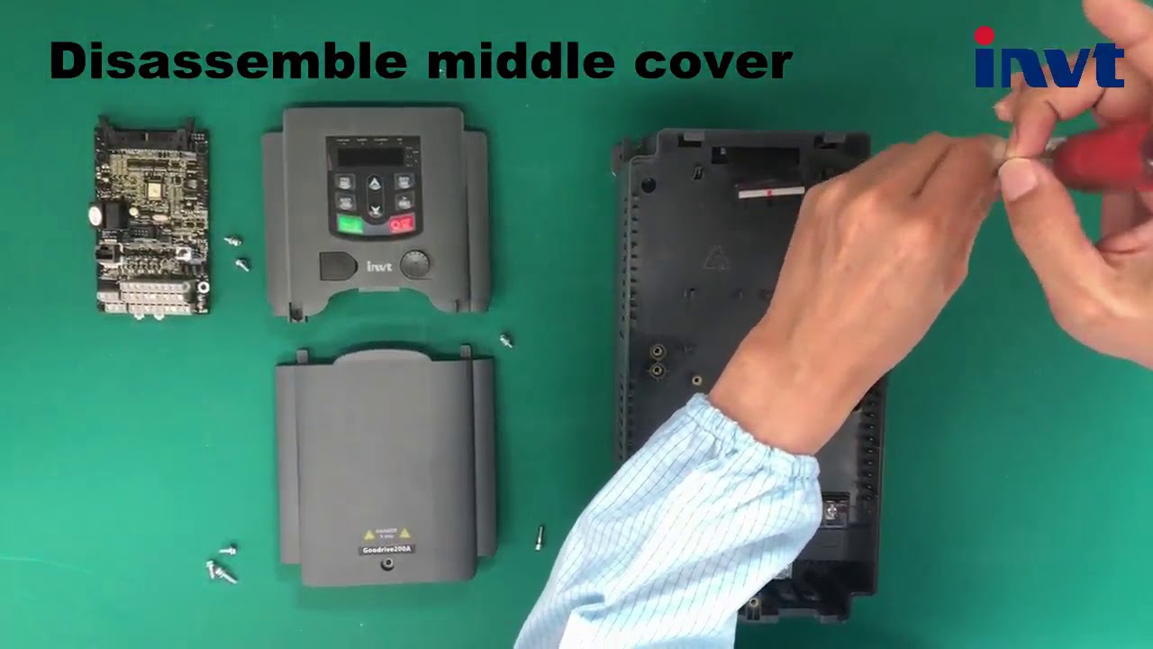 INVT Teaching: Disassemble the inverter GD200A