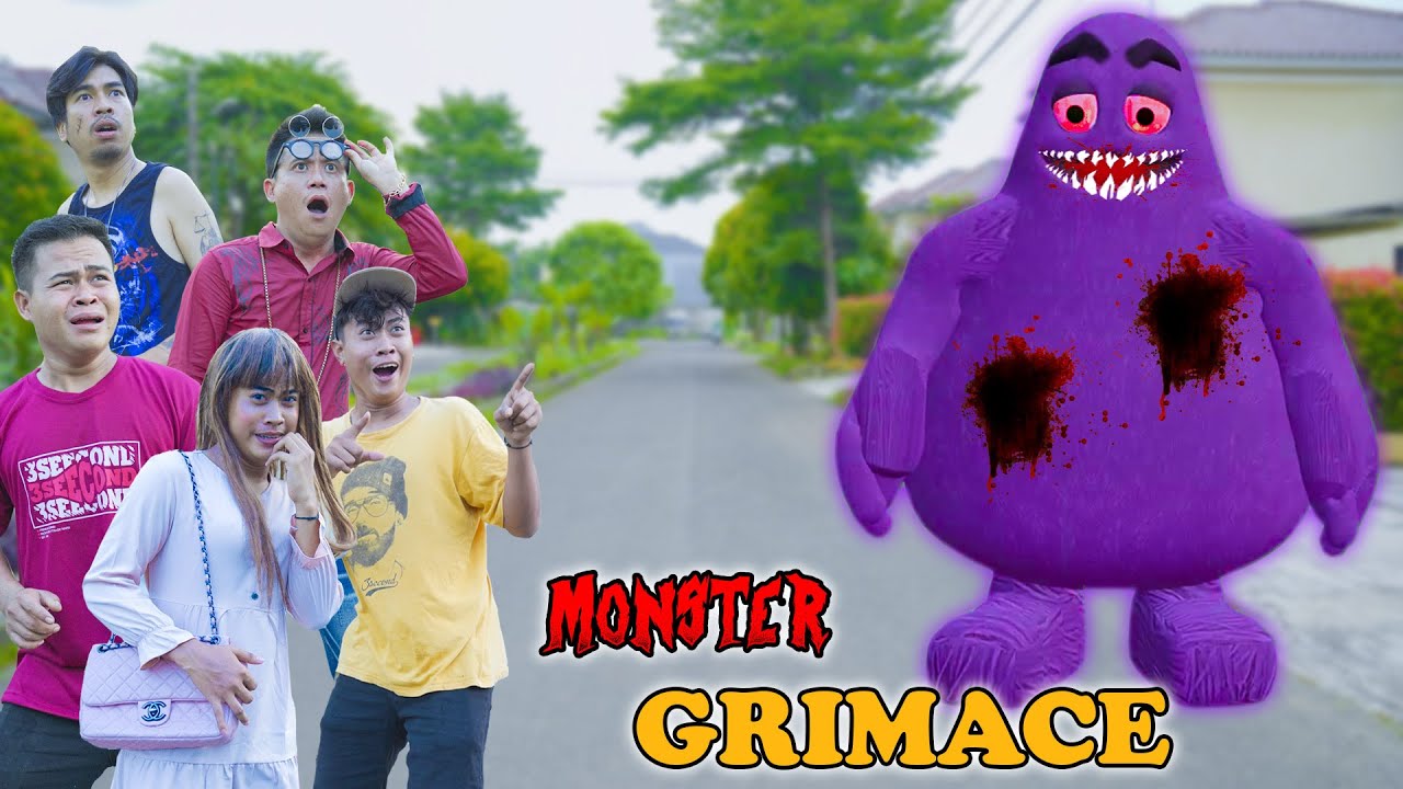 GAWAT !!! ADA MONSTER GRIMACE SHAKE SEMUA ORANG PANIK