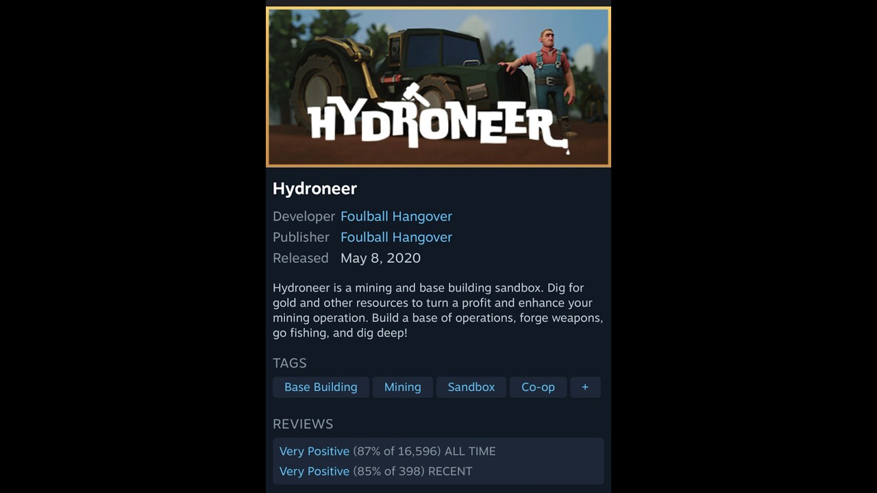 Hydroneer? More like&hellip; #hydroneer #funnygamereviews #steamgame