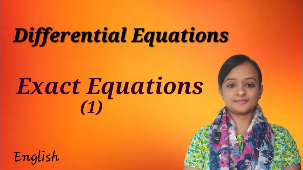 Exact Equations #bsc #maths #differential_equation #exact #honors #college #numericals @Ahana-j7n 