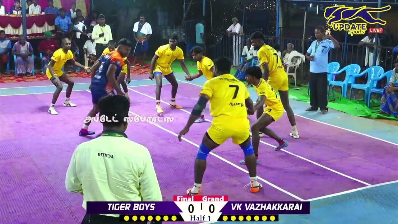 Final 🔥🔥| TIGER BOYS OKKANADU vs VK VAZHAKKARAI |# TIGER BOYS OKKANADU MENS KABADDI 2025