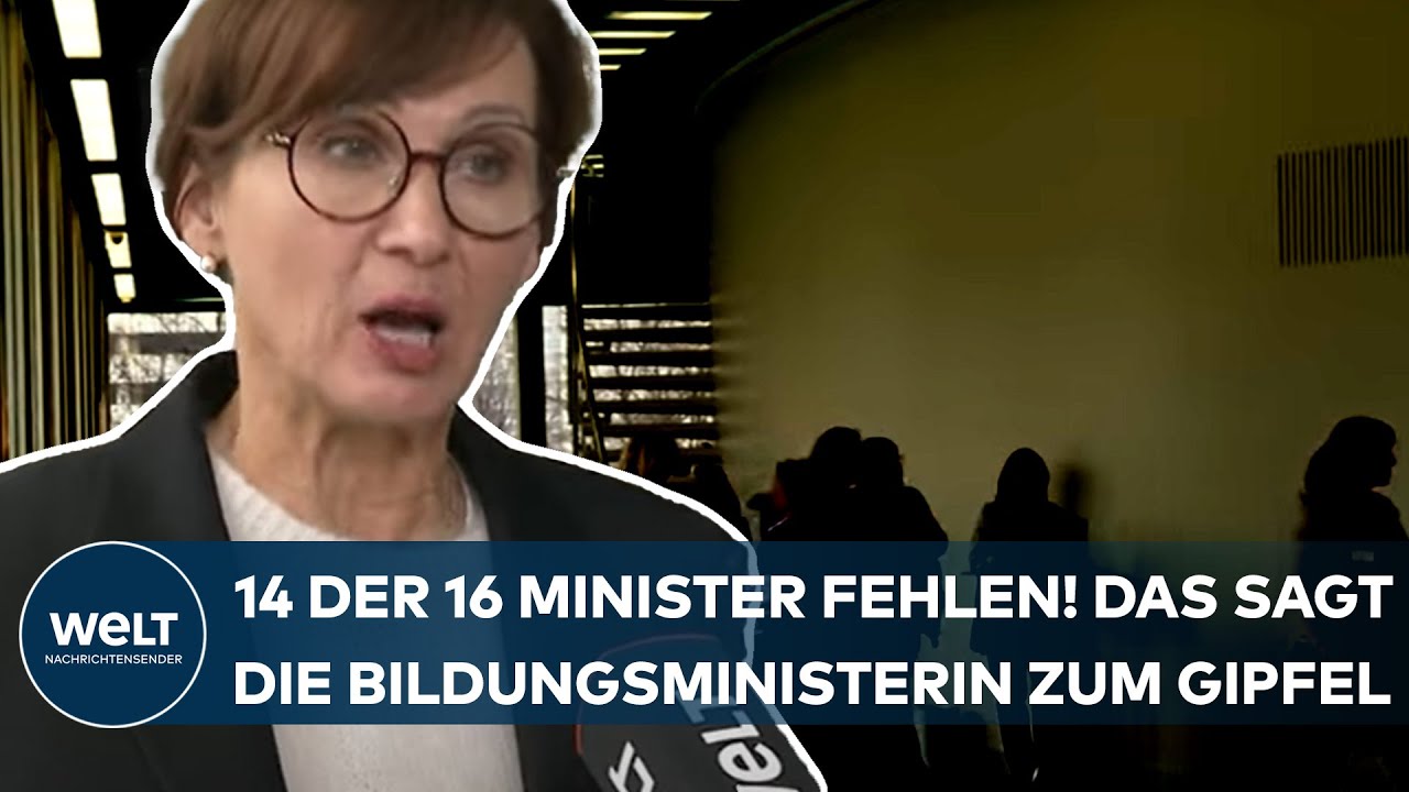 BERLIN: 14 von 16 Ministern fehlen! Das sagt die Bildungsministerin Stark-Watzinger zum Gipfel